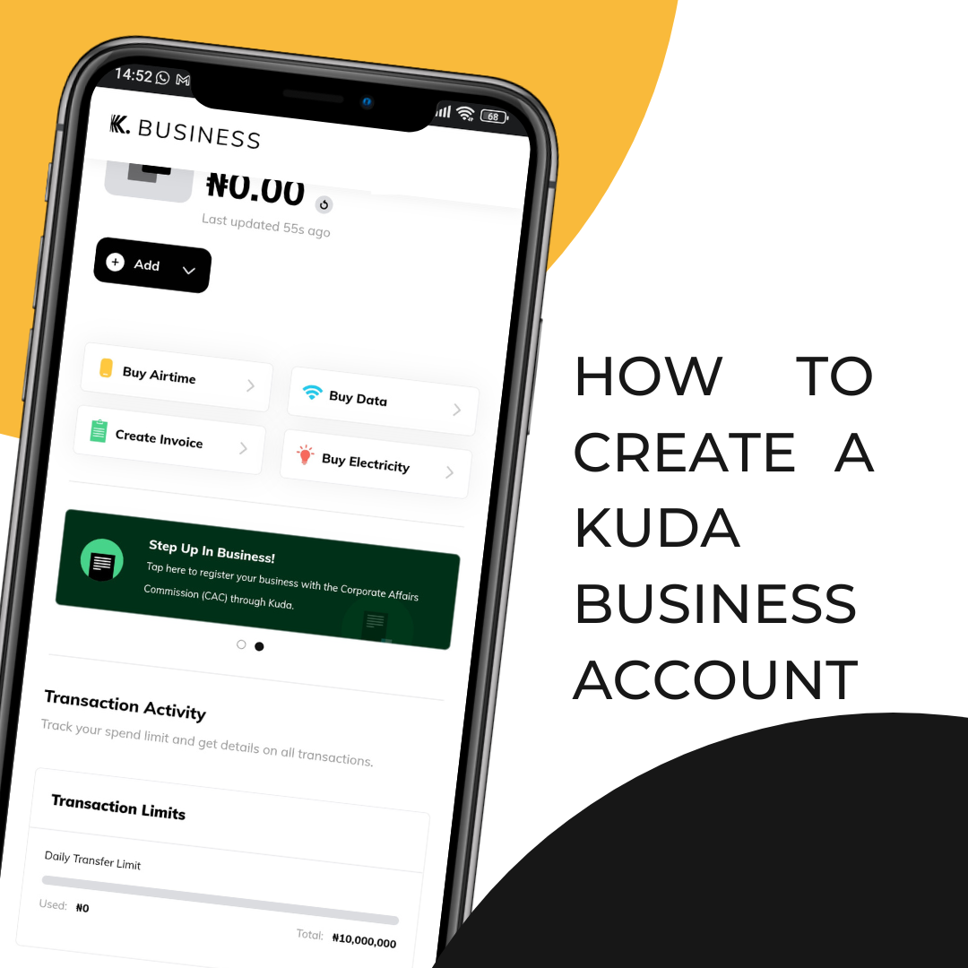 Step-by-Step Guide: How to Create a Kuda Business Account – Easy Setup Tips!
